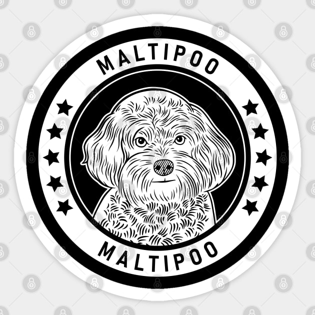 Maltipoo Fan Gift Sticker by millersye